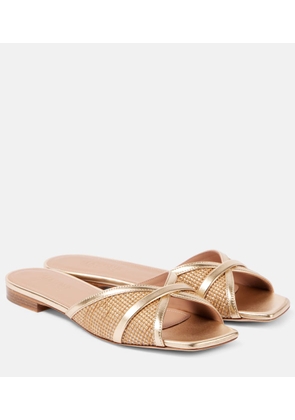 Malone Souliers Perla raffia sandals