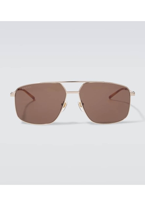 Gucci Web square sunglasses
