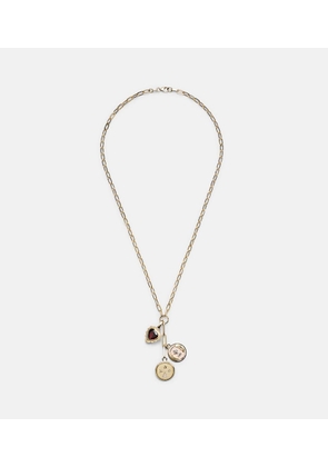 FoundRae Love, Dream & Vivacity 18kt gold necklace with diamonds