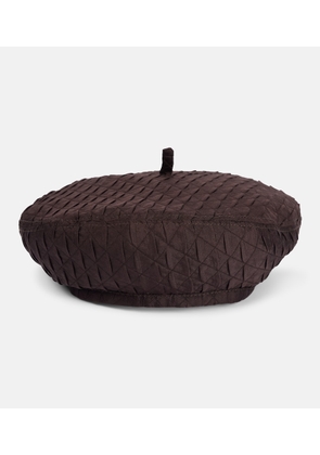 Loro Piana Anna silk beret