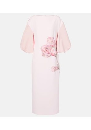Safiyaa Embroidered midi dress