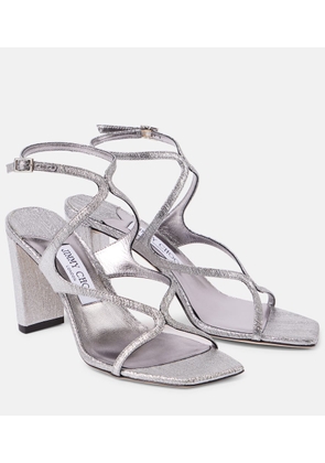 Jimmy Choo Azie 85 metallic leather sandals