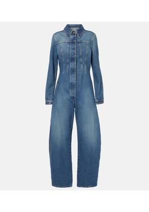 Alaia Round denim jumpsuit