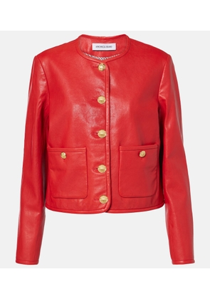 Veronica Beard Andrea leather jacket