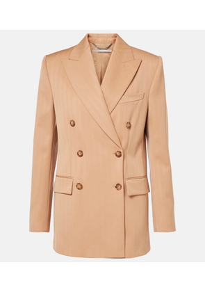 Stella McCartney Striped double-breasted wool blazer