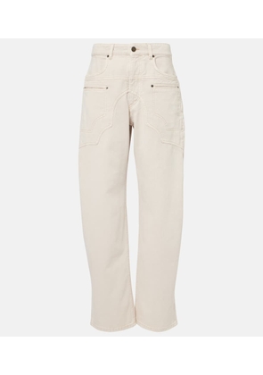 Isabel Marant Beryl high-rise wide-leg jeans