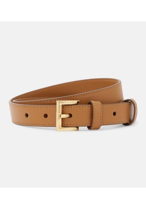 Prada Logo leather belt