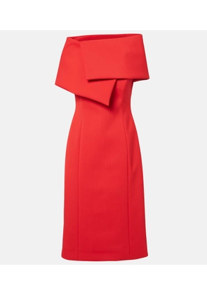 Oscar de la Renta Draped cocktail dress