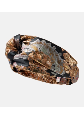 Valentino Jacquard lame headband