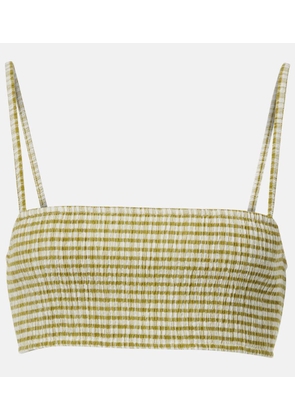 Vince Gingham bra top