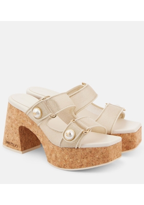 Jimmy Choo Fayence 95 platform sandals