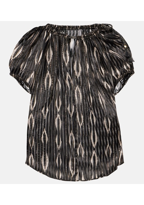 Isabel Marant Sonae printed silk-blend top