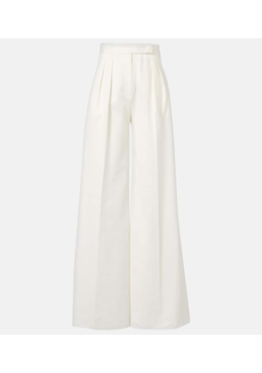 Max Mara Chenzia high-rise cotton wide-leg pants