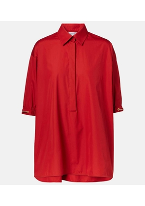 Max Mara Teano cotton poplin shirt