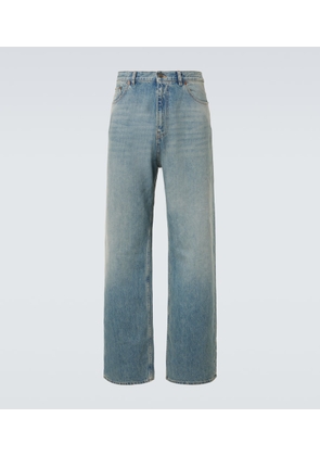 Valentino High-rise wide-leg jeans