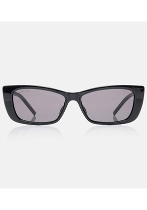 Gucci Logo rectangular sunglasses