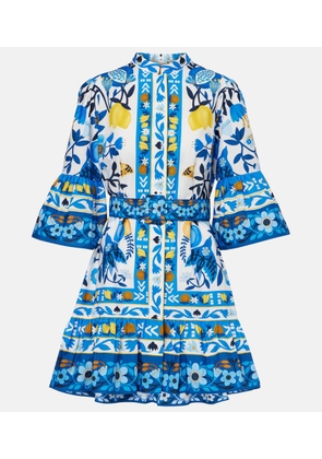 Farm Rio Floral cotton minidress