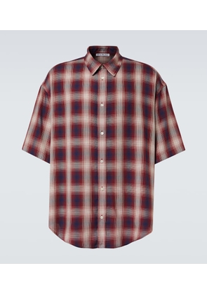 Acne Studios Checked oversized shirt