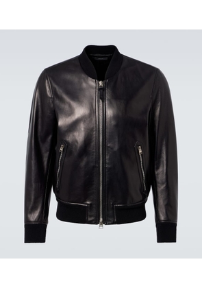 Tom Ford Leather bomber jacket