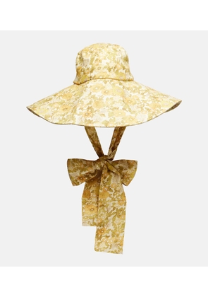Alemais Gabriella floral linen sun hat