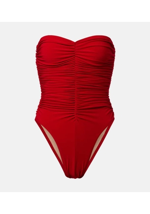 Norma Kamali Marissa Slinky ruched swimsuit