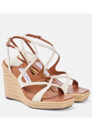 Jimmy Choo Ayla 110 espadrille wedges