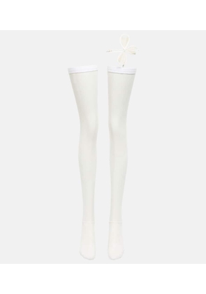 Nensi Dojaka Bridal tulle tights