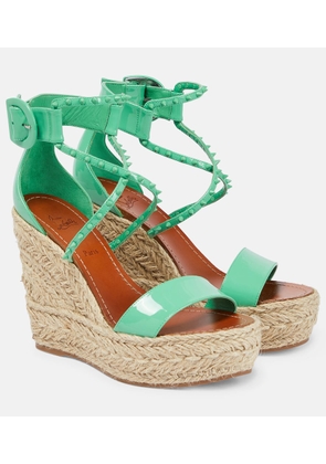 Christian Louboutin Chocazeppa 120 embellished wedge sandals