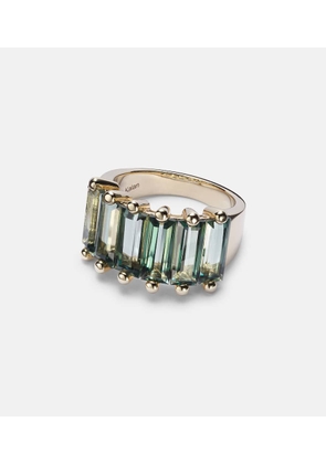 Suzanne Kalan 14kt gold ring with topazes