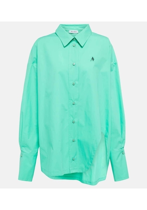 The Attico Diana cotton canvas shirt