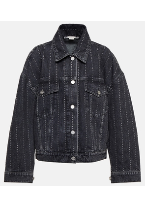 Stella McCartney Crystal-embellished denim jacket