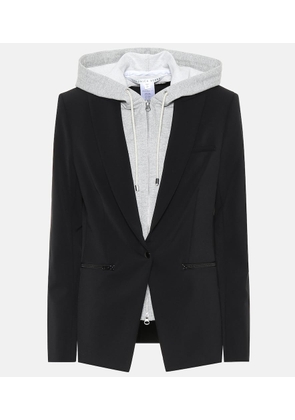 Veronica Beard Scuba Dickey hooded jacket