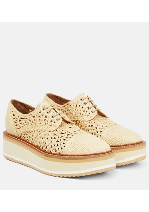 Clergerie Borril raffia platforms
