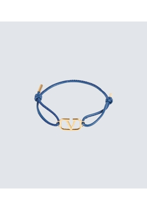 Valentino Garavani VLogo Signature leather bracelet