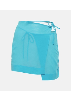 Nensi Dojaka Asymmetric wrap miniskirt