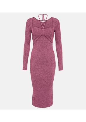 Simkhai Danika ribbed-knit midi dress