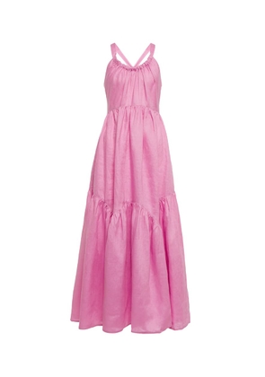 Lee Mathews Ali linen maxi dress