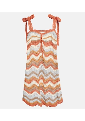 Zimmermann Textured cotton minidress