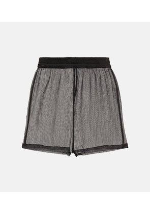 Jade Swim Sheer high-rise shorts