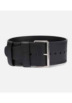 Balenciaga Force leather belt