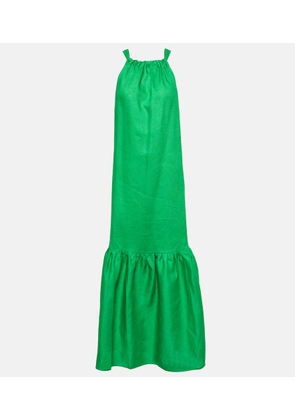 Asceno Ibiza linen maxi dress