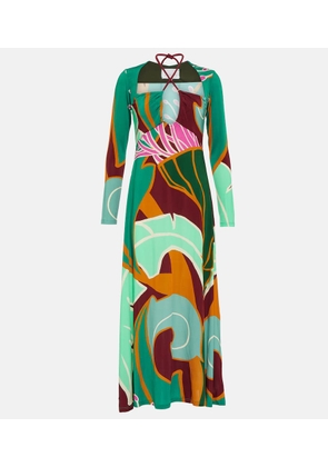 Johanna Ortiz Printed maxi dress