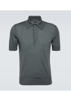 Tom Ford Cashmere and silk polo shirt