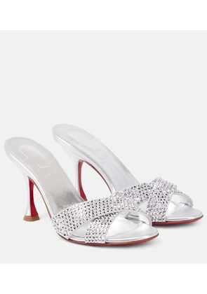 Christian Louboutin Mariza Is Back embellished leather mules