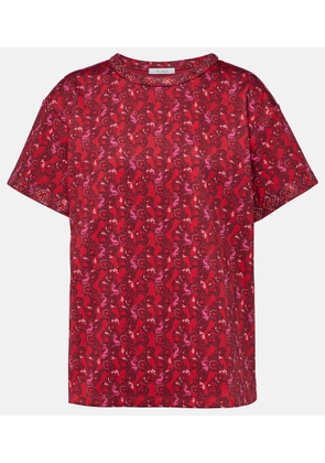 Max Mara Oidio floral jersey T-shirt