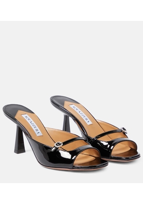 Aquazzura Soul Sister 75 patent leather mules
