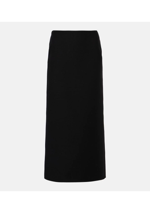 Valentino Crepe Couture wool and silk midi skirt