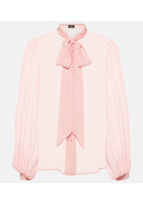 Etro Bow-detail silk blouse