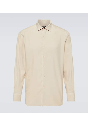 Zegna Silk Oxford shirt