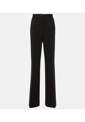 Dolce&Gabbana Milano high-rise jersey flared pants